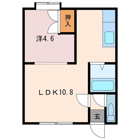 ノースパークＡ棟の物件間取画像